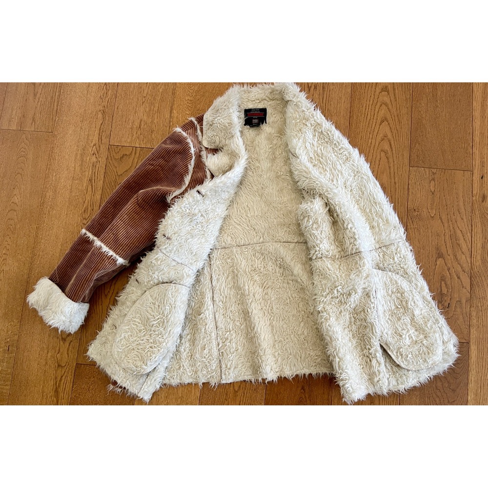 Vintage Y2K Faded Glory Corduroy Penny Lane Coat 1X Lg - Picture 3 of 10